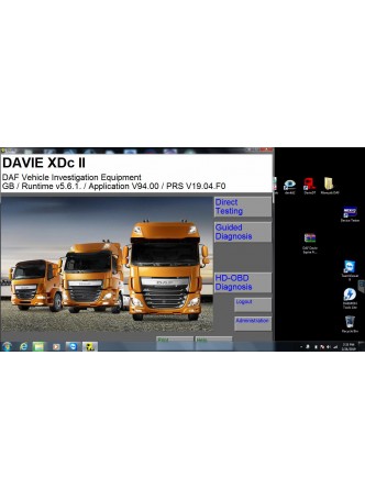 DAF Davie Runtime 5.6.1 for paccar and DAF engine diagnostic software 2019